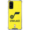 NBA Utah Jazz Yellow Texture Galaxy S20 FE Clear Case